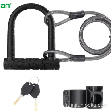 Vélo u verrouillage avec câble Jinjian Bike Lock